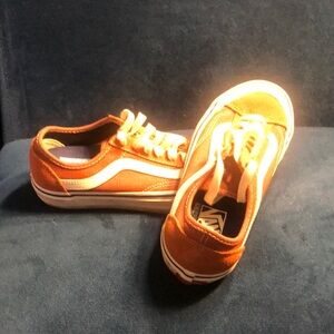 Vans Kids Orange Sneakers